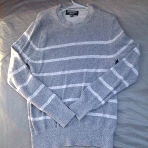 Banana Republic Grey Striped Sweater